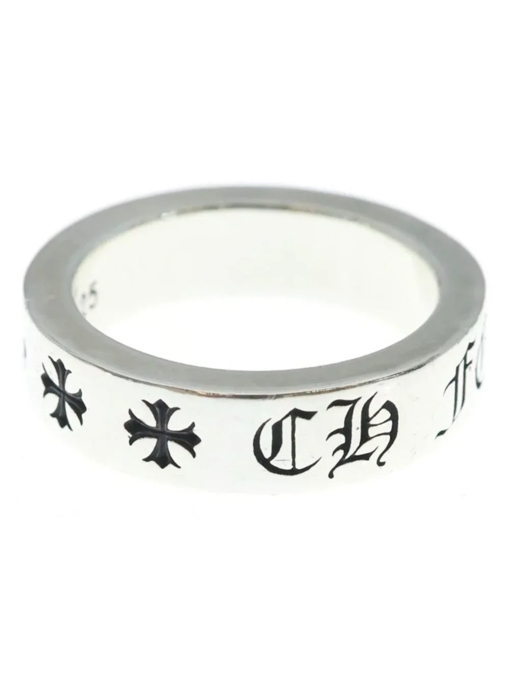 Chrome Hearts Spacer Forever Ring Silver
